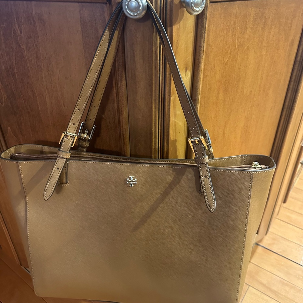 Tory Burch Brown Leather Tote